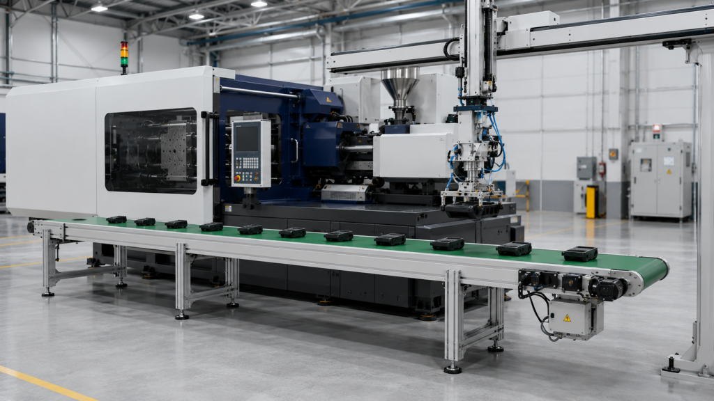 Robot altı enjeksiyon konveyörü